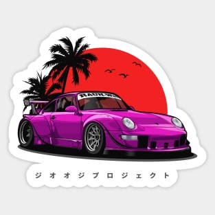 RWB 993 Sunset Vibes (Pink) Sticker